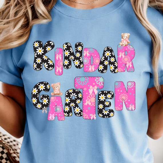 Comfort Colors® Kindergarten Teacher Shirt, Back to School Teacher Tee, Pre-K Teacher Shirt, Kinder Crew Shirt, Teacher Gift Shirt