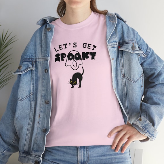 Halloween Personalised Spooky Season Shirt, Halloween Sweatshirt, Personalized Gifts, Mens Horror Clothing, Customized Pocket TShirt Unisex
