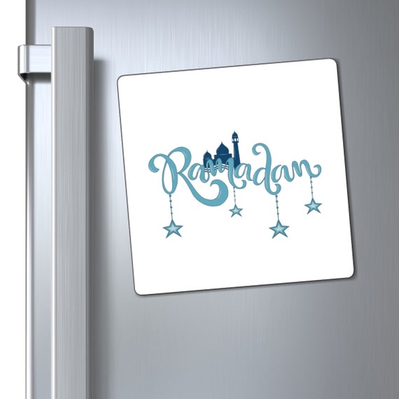 Personalized Ramadan Mubarak Magnets.