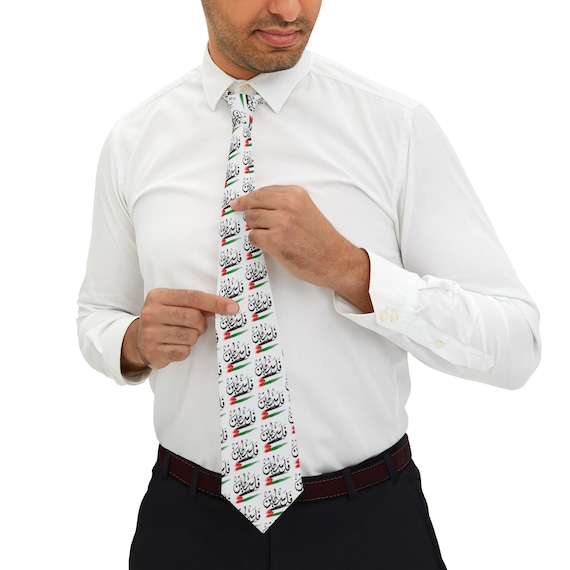 Palestinian kufiya Necktie, groom tie, kufiyah necktie, wedding tie, henna groom tie, Palestine culture design Groom Gift For him Dad Gift.