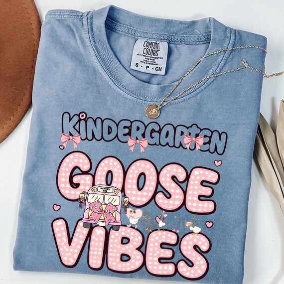 Comfort Colors® Kindergarten Teacher Shirt, Back to School Teacher Tee, Pre-K Teacher Shirt, Kinder Crew Shirt, Teacher Gift Shirt