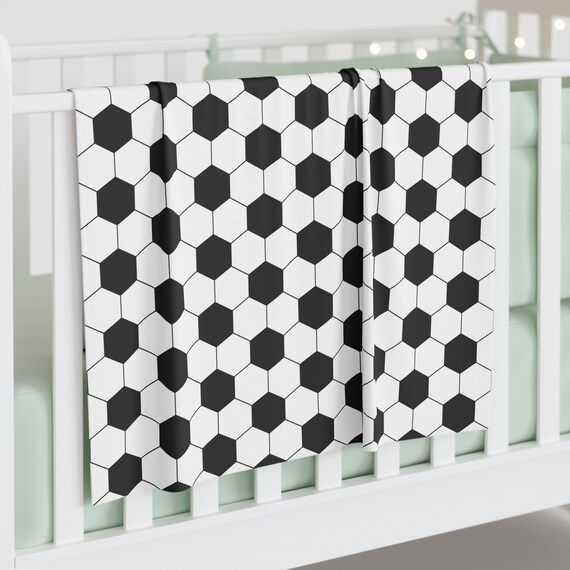 Football them Baby Swaddle Blanket socker Baby shower gift.