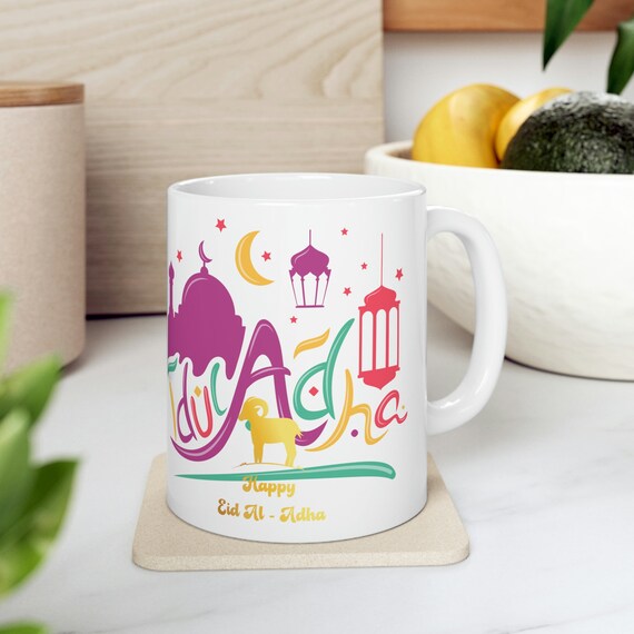 Eid al Adha mug, Islamic mug, Islamic celebration, islamic mug gift for her gift for him