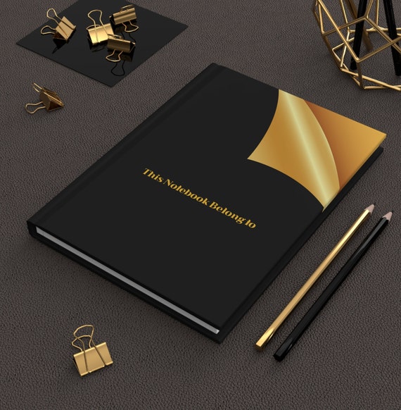 Personalised Notebook, Personalised teacher gift, Christmas gift ideas Colour Contrast Notebook - Ruled Hardcover Journal Matte, Gift