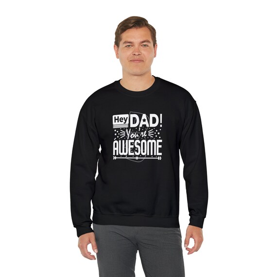 Dad personalised sweatshirt Christmas gift Thanksgiving gift Dad Birthday Gift Unisex Heavy Blend™ Crewneck Sweatshirt