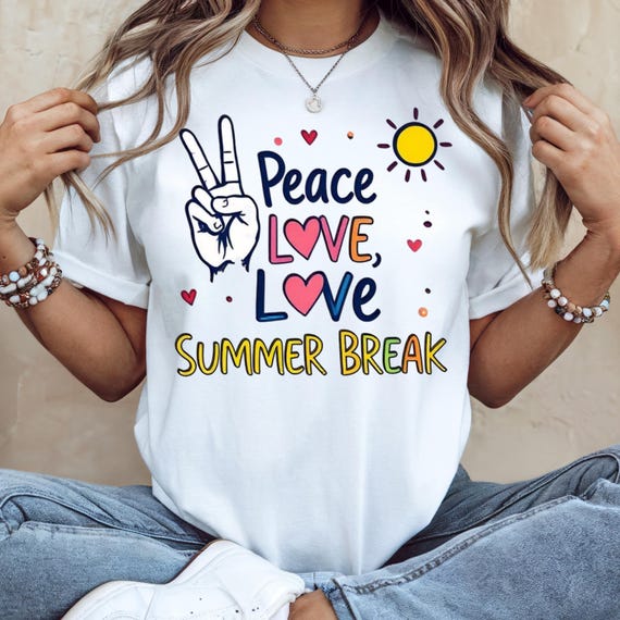 Personalized Teachers summer Holiday Unisex organic ribbed neck t-shirt