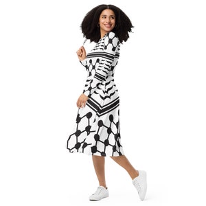 keffiyeh dress designer Palestinian Kufiya Pattern Design