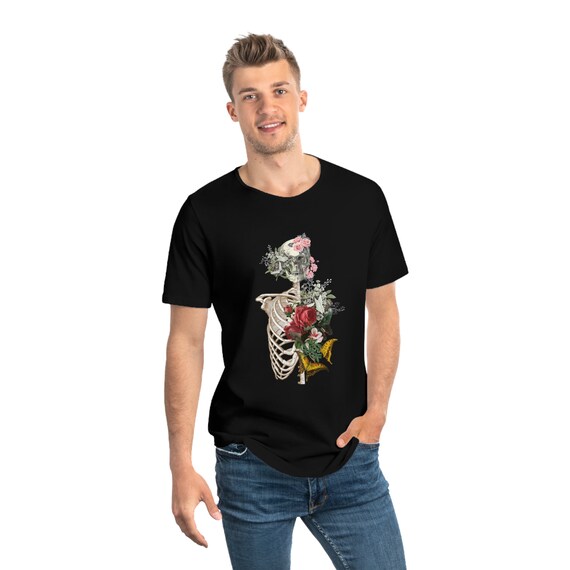 Men's Jersey Curved Hem Tee Art Lovers Greek Mythology illustration Design Man t-shirt gift Man Theme Gothic Design Dad Christmas Gift.