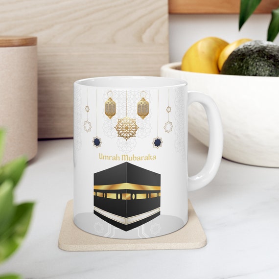 Personalized Umrah Mubarak Ceramic Mug 11oz Gift Ramadan Mug Eid Mug Gift For Her  Gift for him.