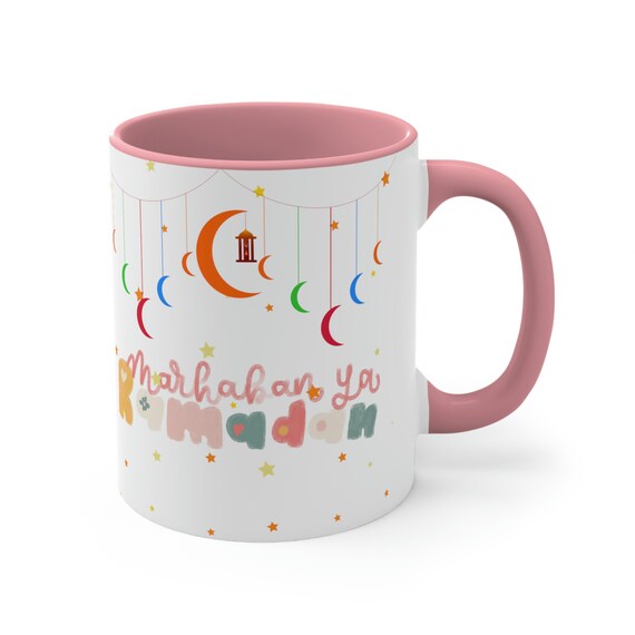Accent Coffee Mug, 11oz, Ramadan Kareem  Mug gift for her Ramadan gift for him