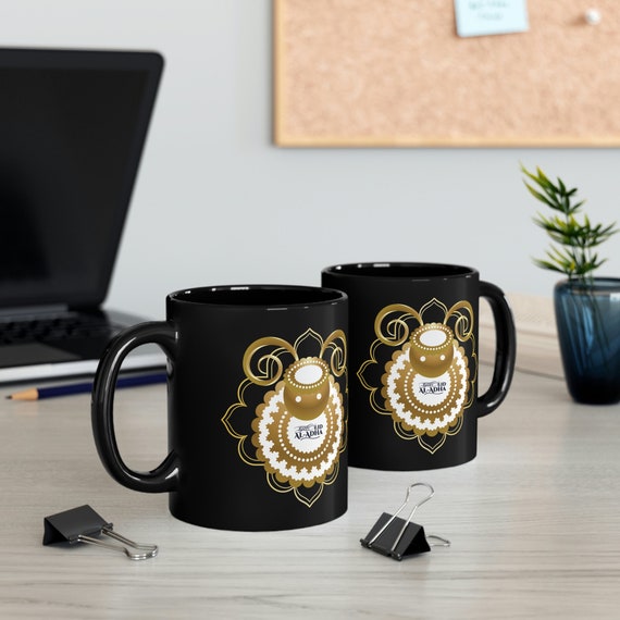 Eid al adha Mubarak Ramadan Mug Gift for her, Gift for him, Ramadan Gift, Mother's gift, Ramadan Dad gift, Eid Gift.11oz Black Mug