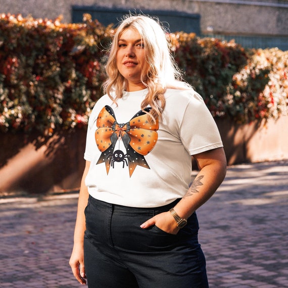 coquette Spider Bow Unisex organic cotton t-shirt