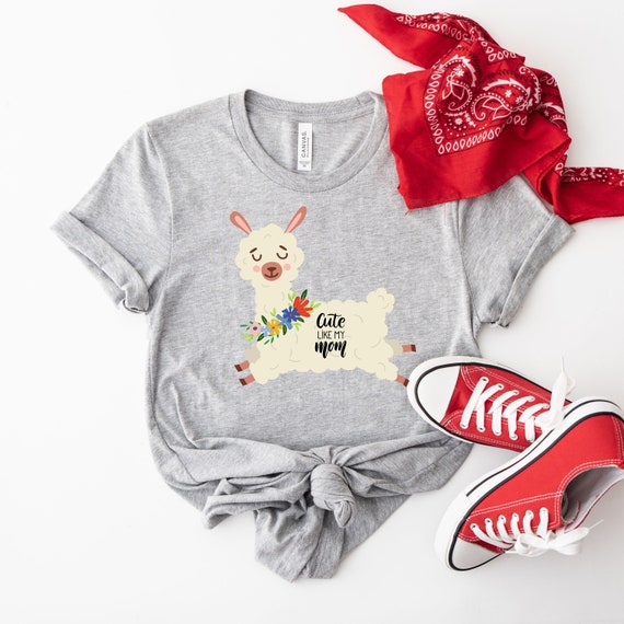 Personalized Mama Shirt| Mothers Day Shirt, Funny Shirt Women, Mom Birthday Gift, Gift for Mom - Cotton Tee T-Shirt. Farm Animal lover shirt