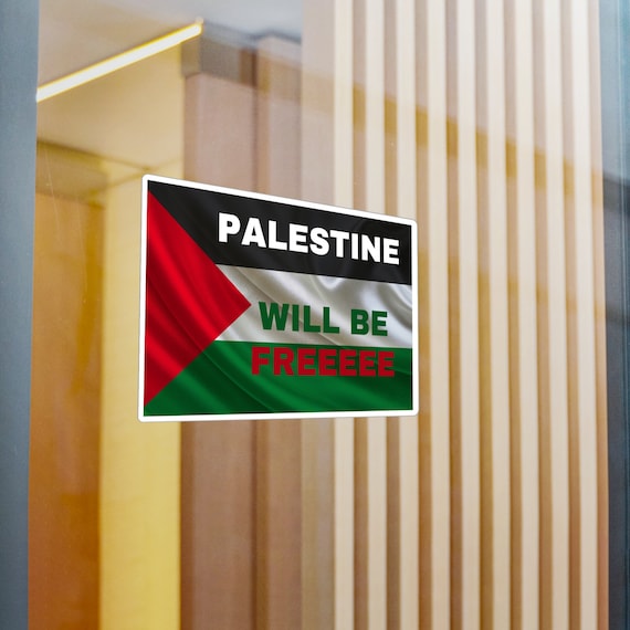 Support Palestine sticker Vinyl Decals, Palestine will be free Stickers Support Palestine stickers, Vinyl Decals.