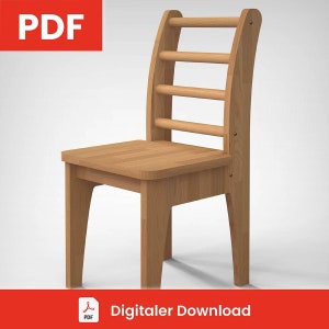 Children's chair | DIY construction instructions/construction plan