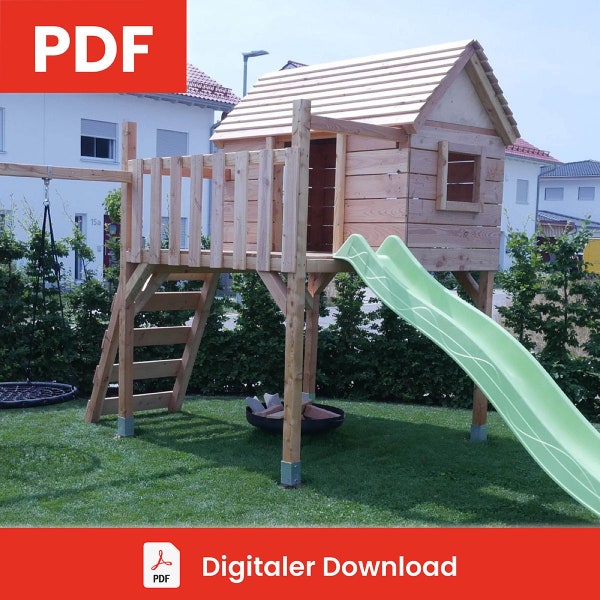 children's play tower | DIY building instructions / blueprint