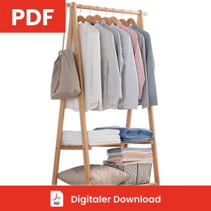 clothes rack | DIY building instructions / blueprint