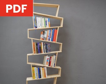 Bookshelf | DIY building instructions / blueprint