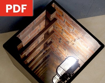 Infinity coffee table | DIY construction instructions/construction plan