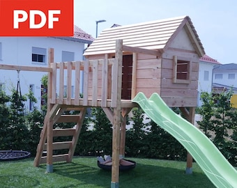 children's play tower | DIY building instructions / blueprint