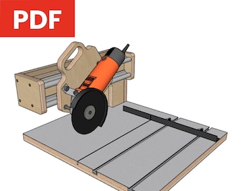 Angle grinder station | DIY construction instructions / construction plan