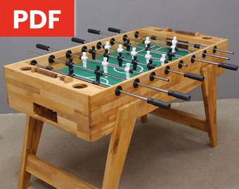 Professional foosball table | DIY building instructions / blueprint