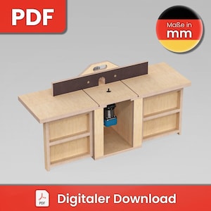 Mobiler Frästisch  | DIY Bauanleitung / Bauplan