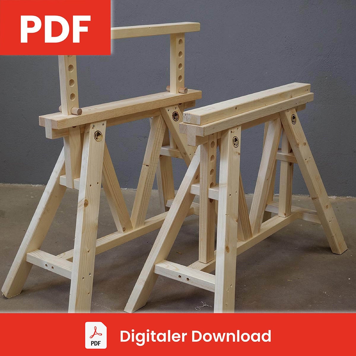 Adjustable leg sawhorse deals