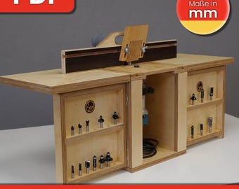 Mobiler Frästisch  | DIY Bauanleitung / Bauplan