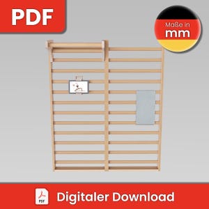 Modulare Sprossenwand  | DIY Bauanleitung / Bauplan