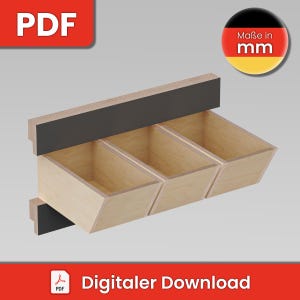 Sortierkästen | DIY Bauanleitung / Bauplan