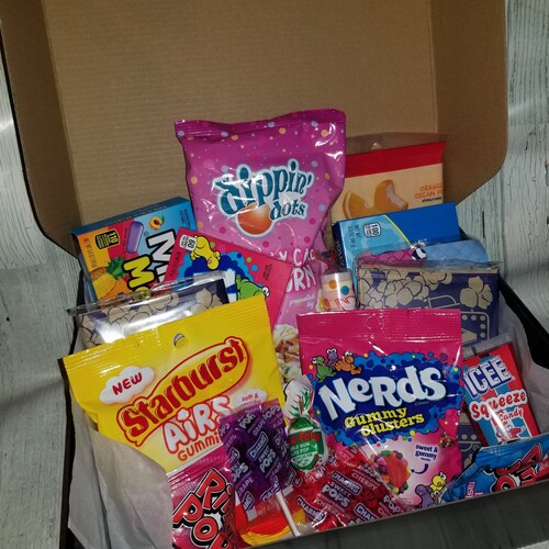 Customizable Movie Snack Box Custom Care Package Etsy