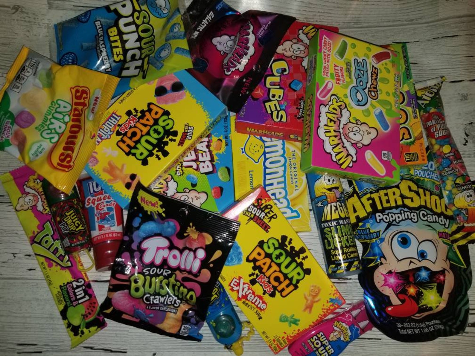 Mystery Sour Candy Box Etsy Canada