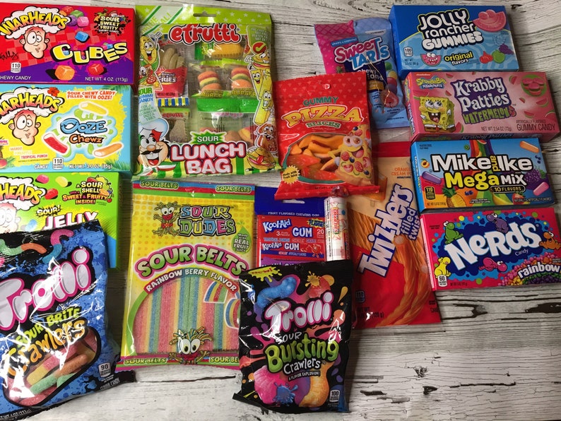 Mixed Mystery Candy Box Sour and Sweet Etsy