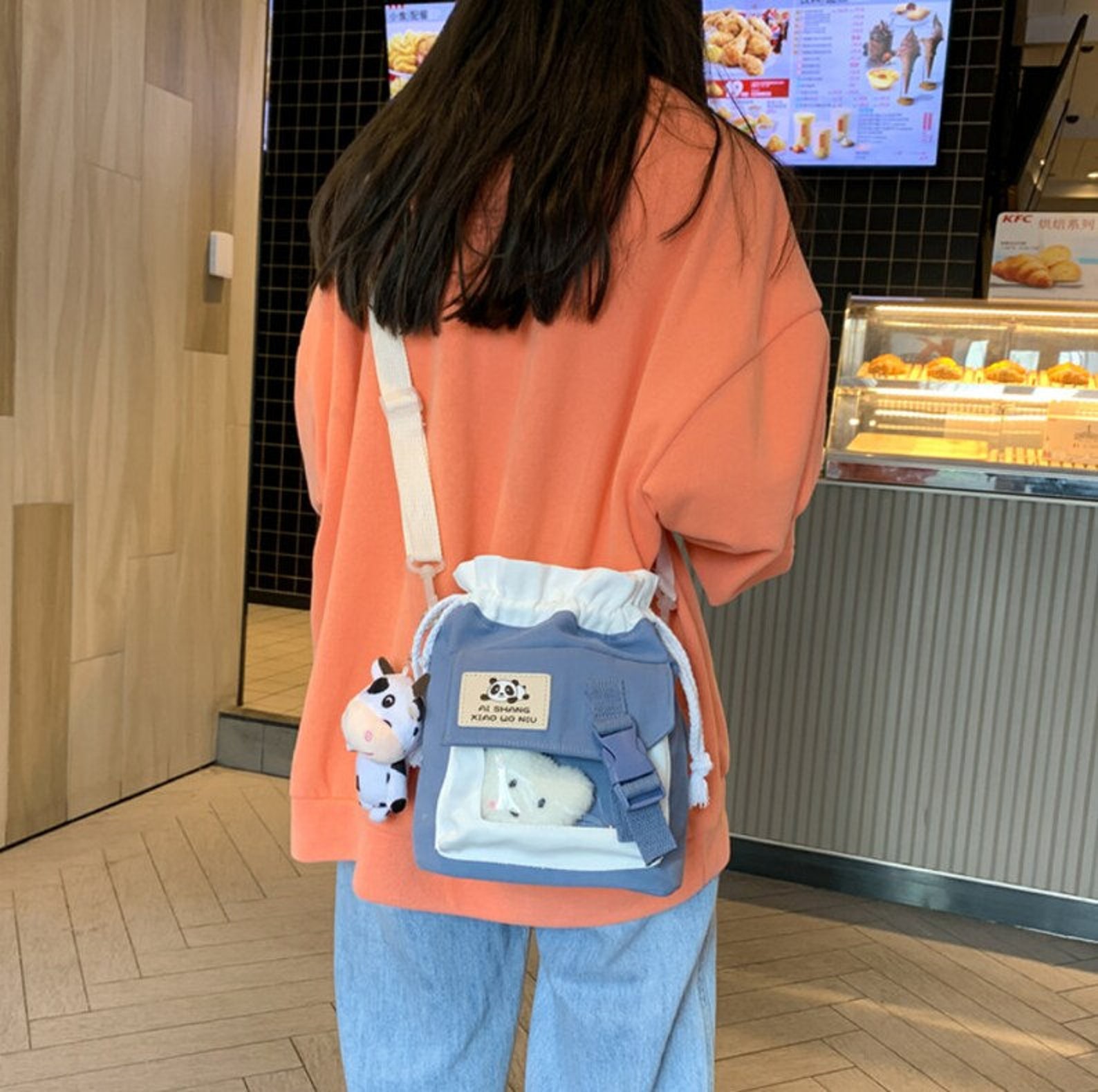 Mini Cute Messenger Bag/anime Ita Bag/ita Shoulder Bag/ita Etsy