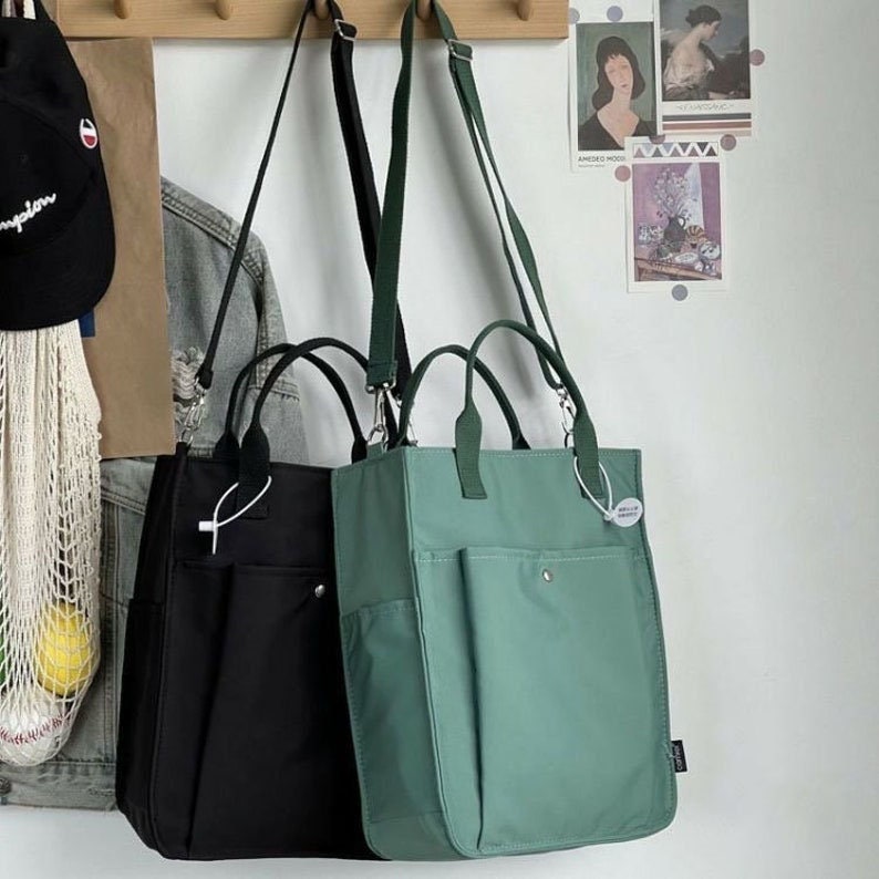  Womens Casual Tote Bag Reusable Canvas Shoulder Bag