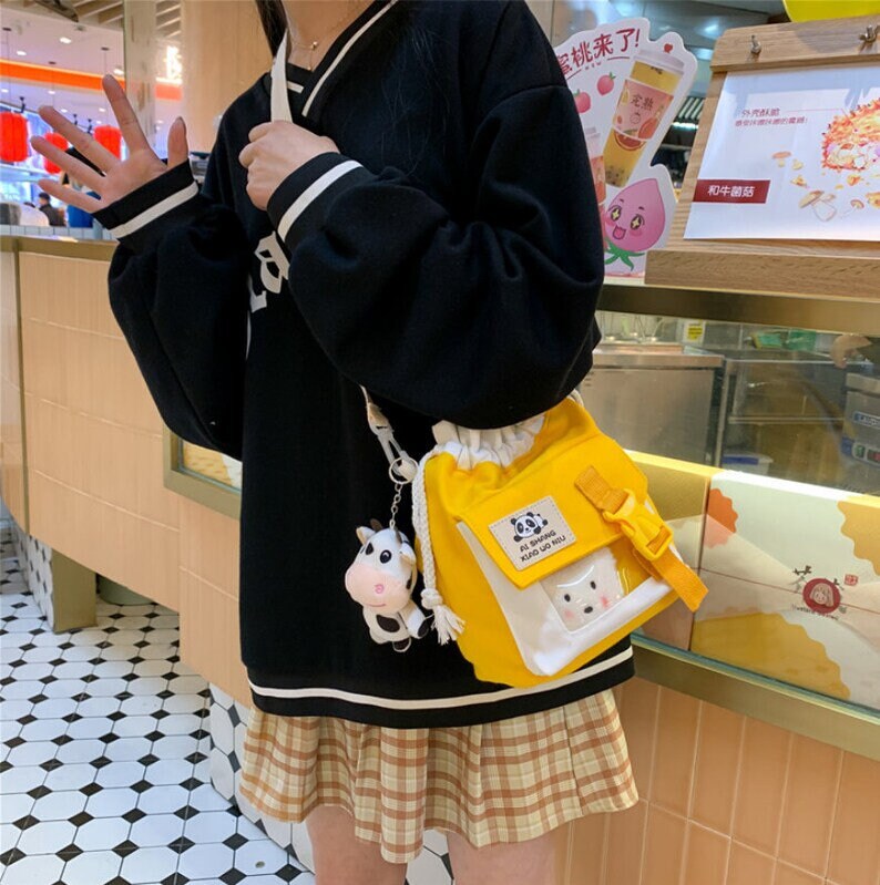 Mini Cute Messenger Bag/anime Ita Bag/ita Shoulder Bag/ita Etsy