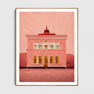 Printable AI Art | Wes Anderson Print | Instant Download |  Wes Anderson Poster | Grand Budapest Hotel | Movie Poster
