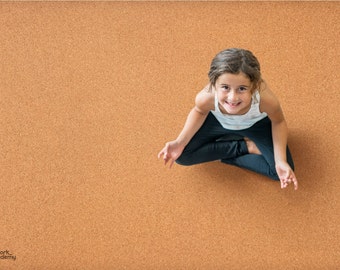 Eco-Friendly Baby Cork Playmat, Medium Size Nursery and Playroom Rug, Natural, Antimicrobial, Hypoallergenic, Non-Slip