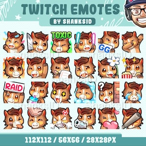 24 emote Twitch/cavallo