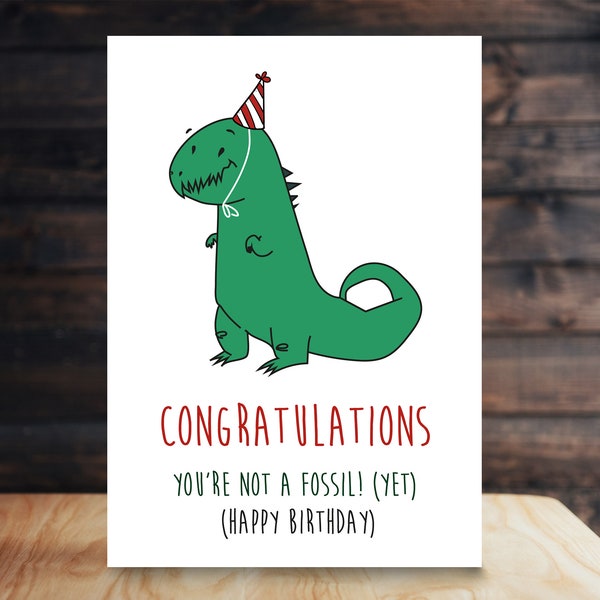 The Last of Us Dinosaur Congratulations Gaming Birthday Card