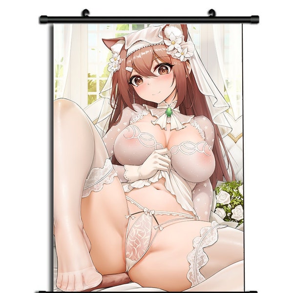Anime Poster Home Decor Wall Scroll Painting - Sexy Girl
