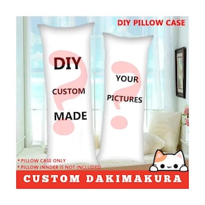 Custom Made Dakimakura - 2way Tricot - Body Pillow Anime Pillow Case - Double-sided printing - Pillowcase only