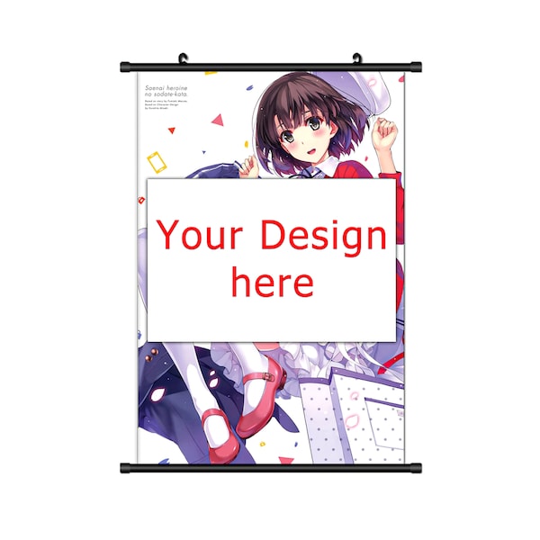 Custom made - Anime Poster Home Decor Wall Scroll Painting Personalized