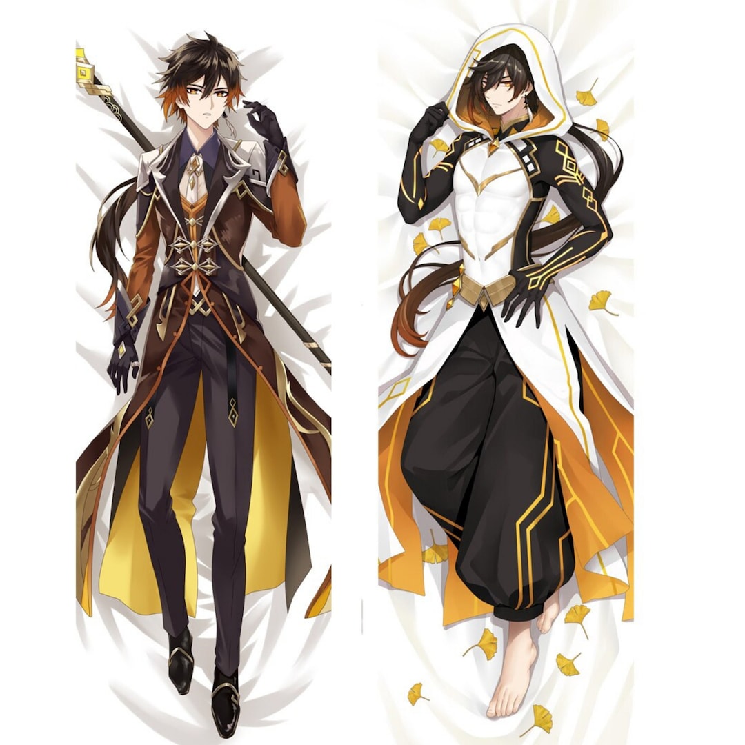 Dakimakura Zhongli Genshin Impact Body Pillow Hugging - Etsy