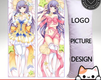 Custom Made Dakimakura, Pillow and Pillow Case, Body Pillow Cover, Anime Pillow Case