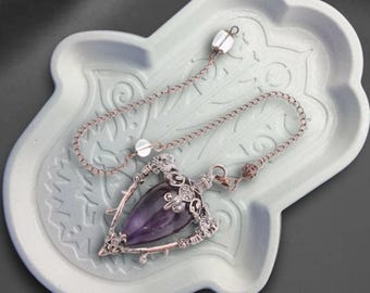 Natürliches spirituelles Amethyst Pendel für Wahrsagen und Pendeln