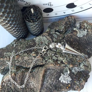 Metal cone spiritual Pendulum for dowsing divination