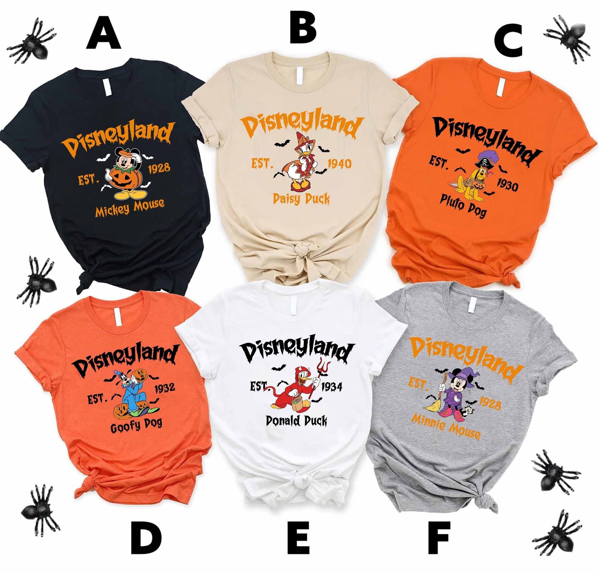 Discover Vintage Disney Characters Halloween shirts