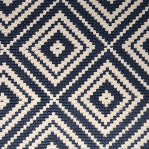 Mosaic Crochet Pattern Placemat, Rhombus Grid, PDF download